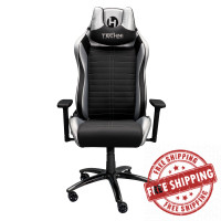 Techni Mobili RTA-TS62C-SIL Techni Sport Ergonomic Racing Style Gaming  Chair - Silver
